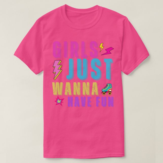 T-shirt Les Filles Veux Juste S'Amuser (Design devant)