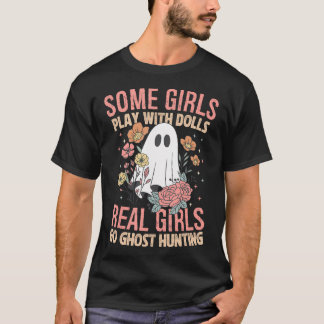 T-shirt Les filles vont à la chasse fantôme Paranormal Ave