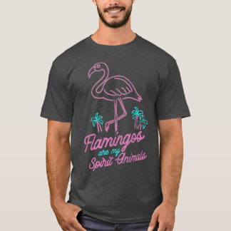 T-shirt Les Flamants roses sont mon esprit Animaux Flamant