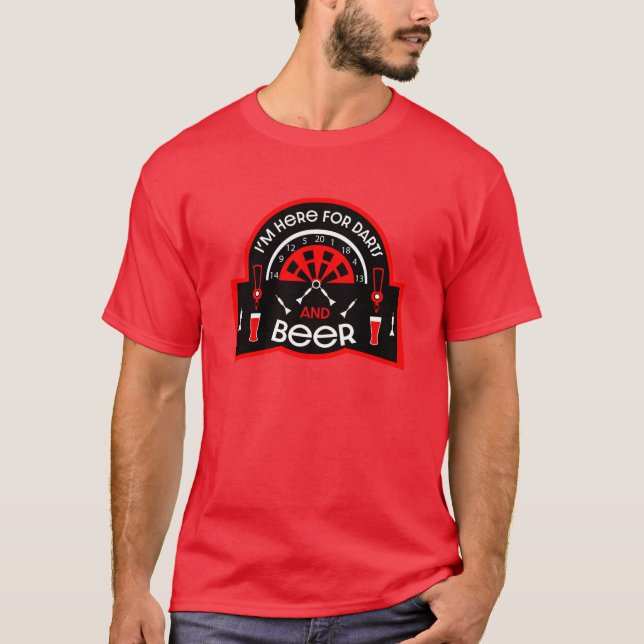 T-shirt Les fléchettes de pub classiques (Devant)