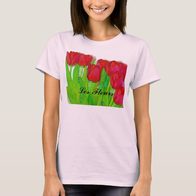 T-shirt Les Fleurs (Devant)