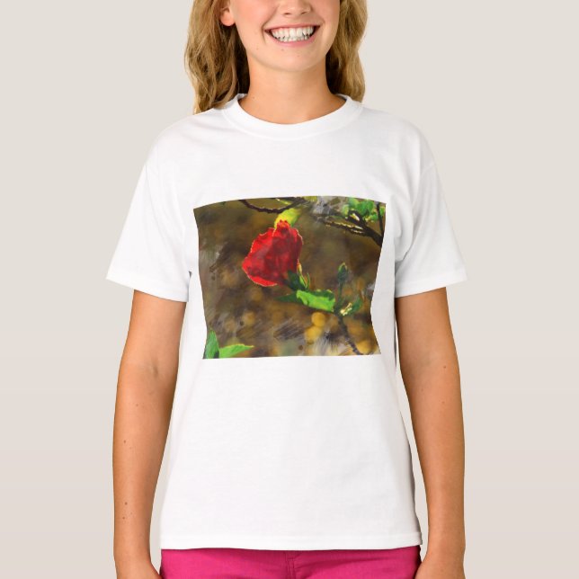 T-shirt Les fleurs de Midge (Devant)