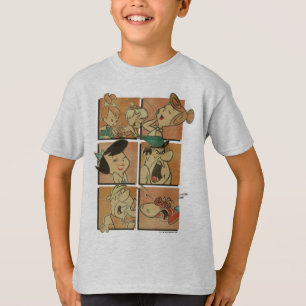 T-shirt Les Flintstones et les blocailles des Flintstones