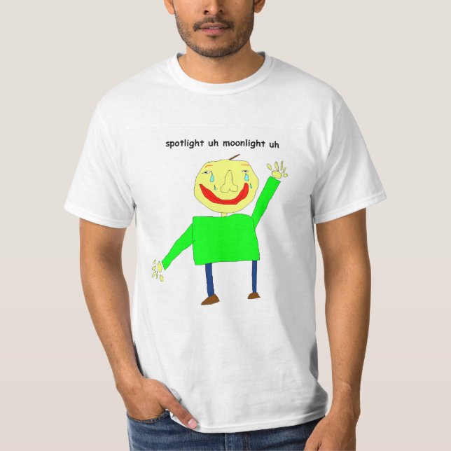 T-shirt Les fondements de Baldi dans le clair de lune (Devant)