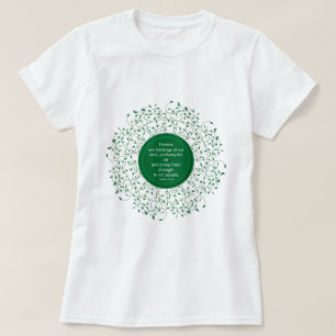 T-shirt Les forêts, les poumons de notre Terre Convivial p