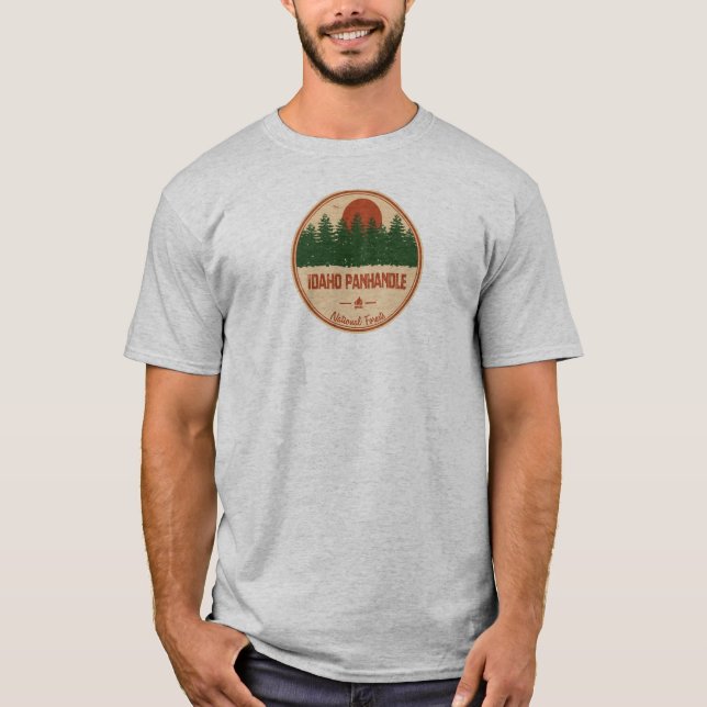 T-shirt Les Forêts Nationales Idaho Panhandle (Devant)