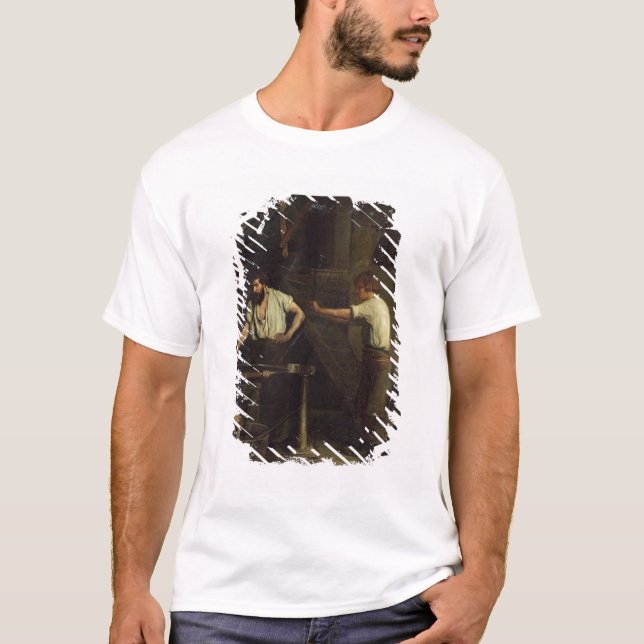 T-shirt Les forgerons, mémoire de Treport, 1857 (Devant)