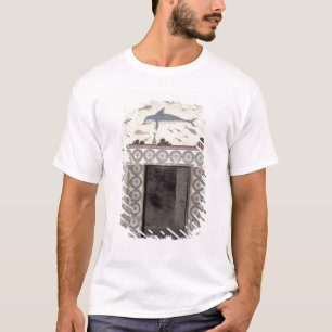 T-shirt Les fresques de dauphin dans la salle de bains de