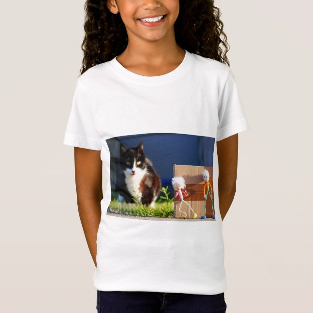 T-Shirt Les Fubby jouent à cache-cache avec Kat Ping. (Devant)