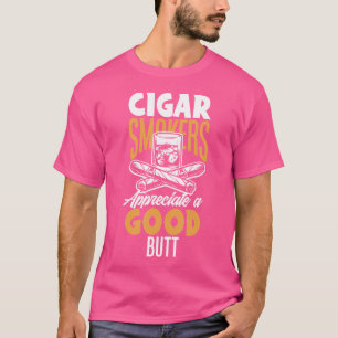 T-shirt Les Fumeurs De Cigar Apprécient Un Bon Mais Drôle 