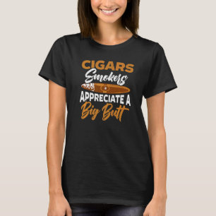 T-shirt Les fumeurs de cigares apprécient une cigarette à 