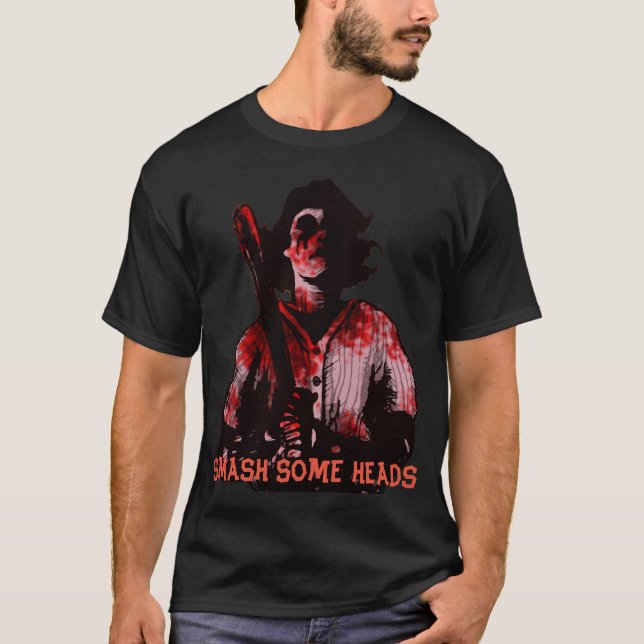 T-shirt Les fureurs de base-ball heurtent quelques têtes (Devant)