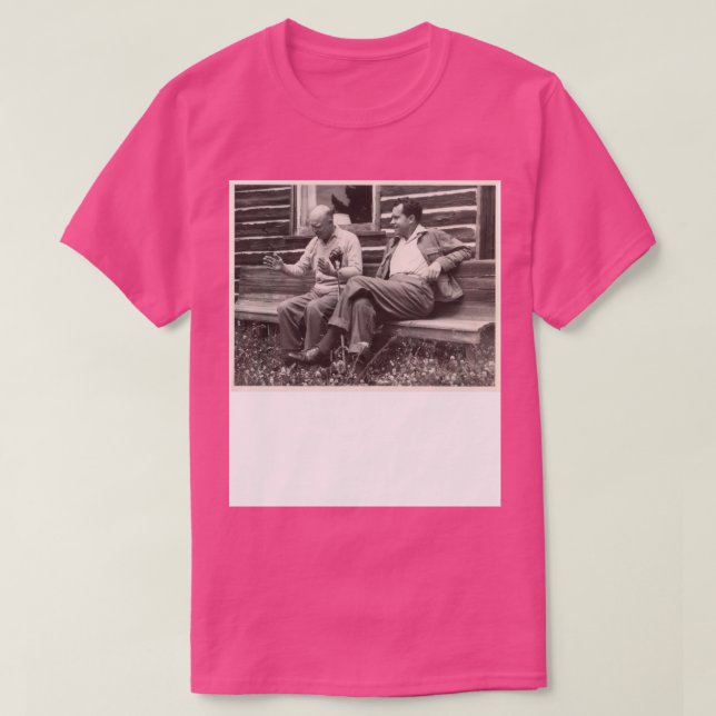 T-shirt Les futurs présidents Dwight D Eisenhower et Richa (Design devant)