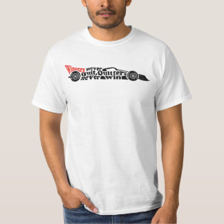 T-shirt Les gagnants de F1 ne quittent jamais, les quittan