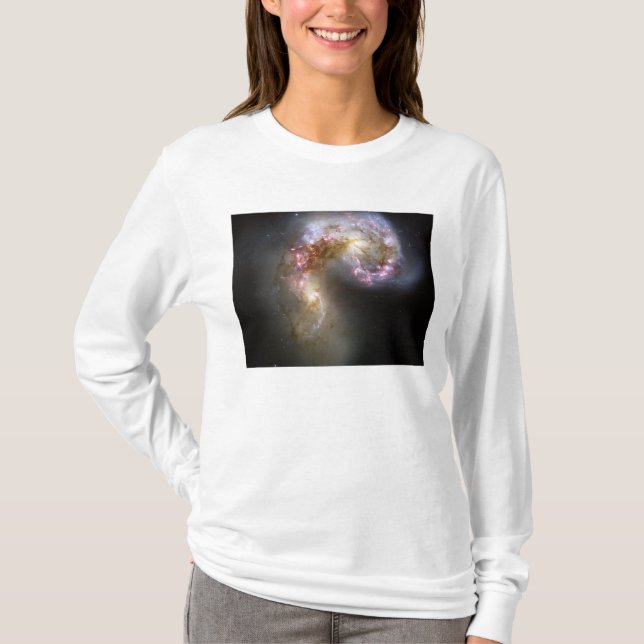 T-shirt Les galaxies d'Antennes (Devant)