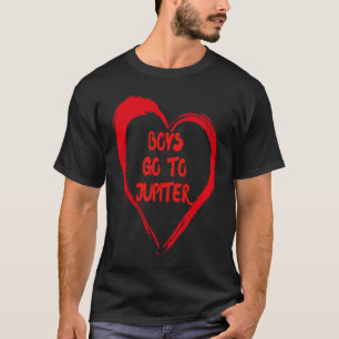 T-shirt Les Garçons Aller À Jupiter Single Funny Food Vale