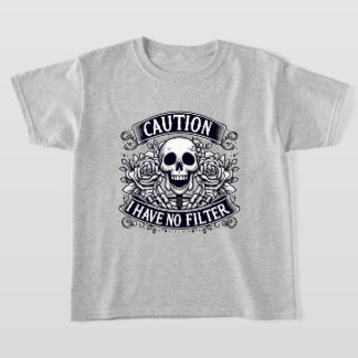 T-shirt Les garçons amusants filtrent le squelette de l'ar