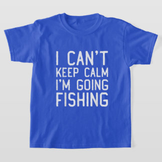 T-shirt Les garçons amusants gardent calme l'art du mot