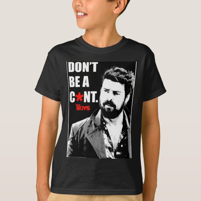T-shirt Les garçons boucher ne soyez pas... petits  (Devant)