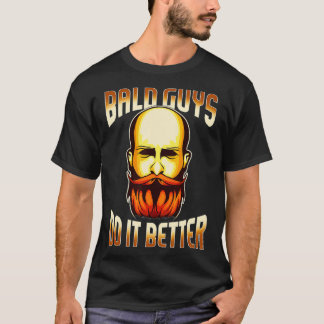 T-shirt Les Garçons De Bald Le Font Mieux Tête Rouge Boeuf