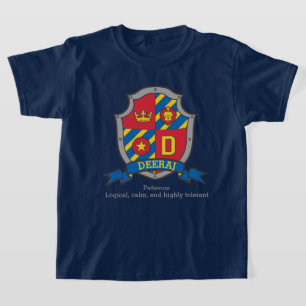 T-shirt Les garçons de Dheeraj nom et sens chevaliers bouc