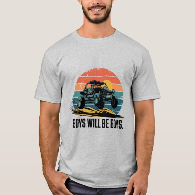 T-shirt Les garçons seront les garçons : Dune Buggy Advent (Devant)