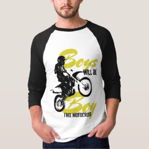 T-shirt Les garçons seront les garçons FMX Motocross