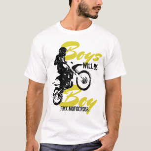 T-shirt Les garçons seront les garçons FMX Motocross