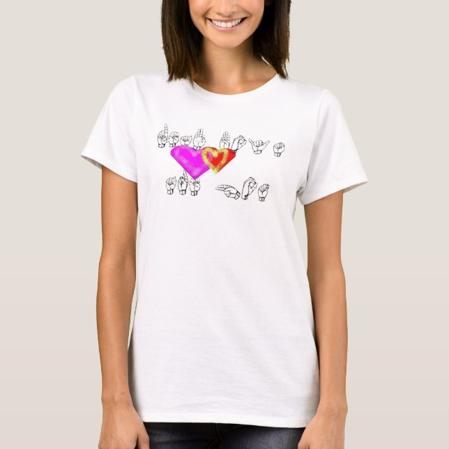 T-shirt les garçons sourds sont chauds (Devant)