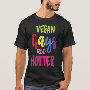 T-shirt Les Garçons Végétariens Sont Hotter Végétariens He