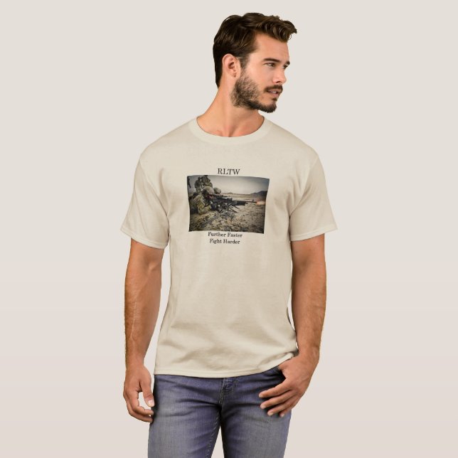 T-shirt Les gardes forestières d'armée mènent la manière - (Devant entier)