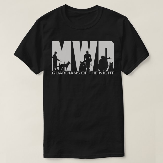 T-shirt Les Gardiens De La Nuit Du MWD (Design devant)
