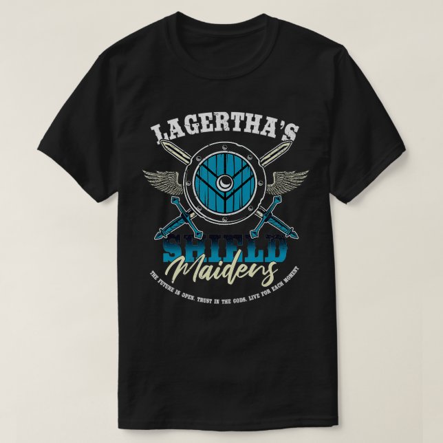 T-shirt Les gardiens du bouclier de Lagertha Viking Warrio (Design devant)