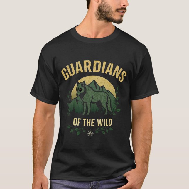 T-shirt Les gardiens du loup sauvage (Devant)