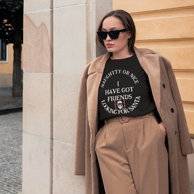 T-shirt Les gars de Noël à la recherche de Père Noël (Créateur téléchargé)