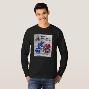 T-shirt Les gars ne pouvons-nous pas tous aller de l'avant