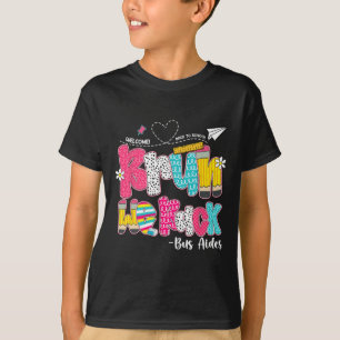 T-shirt Les gars, nous sommes de retour, les aides du bus,