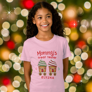 T-Shirt Les gâteaux de Noël mignons de Maman Treat Tester