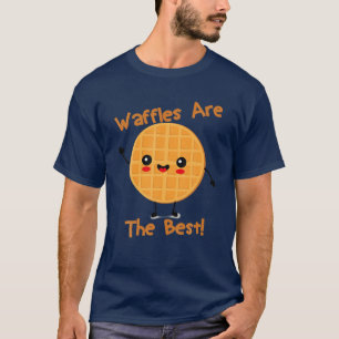 T-shirt Les gaufres Kawaii Sont Le Meilleur Petit Déjeuner
