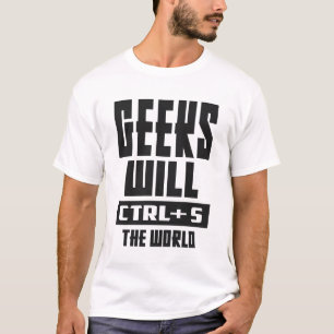T-shirt Les geeks CTRL + S Le Monde