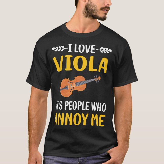 T-shirt Les gens Annoy Viola Violeur (Devant)
