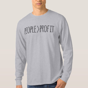 T-shirt Les gens avant le profit