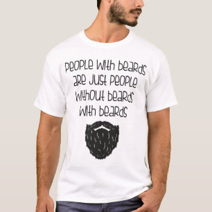 T-shirt Les gens avec la barbe Drôle Père Anniversaire Sar