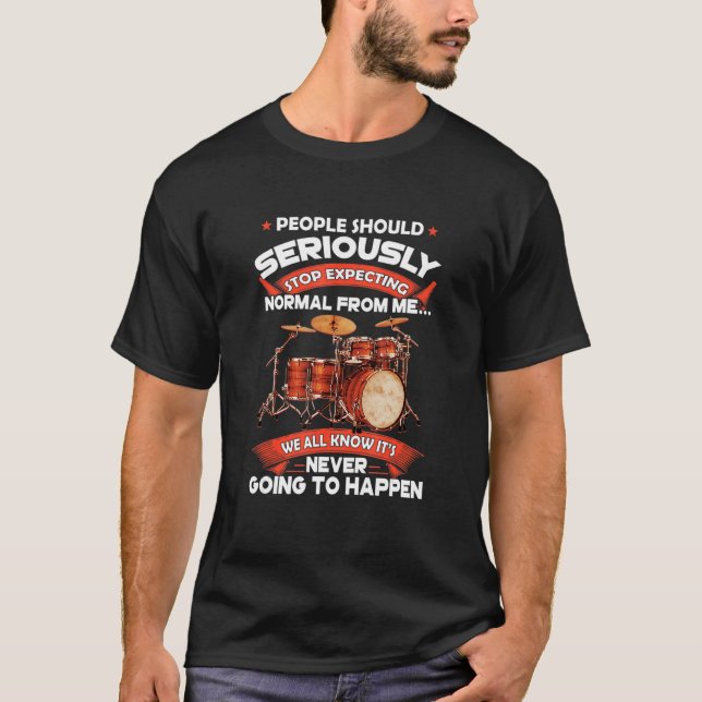 T-shirt Les Gens Devraient Sérieusement Cesser D'Attendre  (Devant)