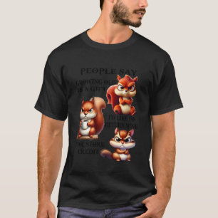 T-shirt Les gens disent que vieillir est un cadeau que j'a
