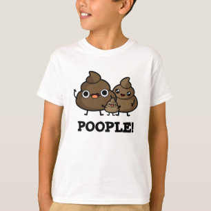 T-shirt Les gens Drôle Poop Les gens Pun