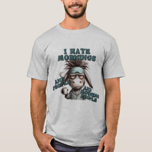T-shirt Les gens du matin de la haine âne