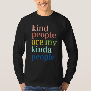 T-shirt Les gens gentils sont mes gens Vintage World Kind