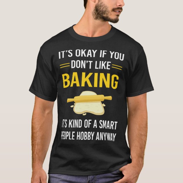 T-shirt Les gens intelligents Bake Baker (Devant)