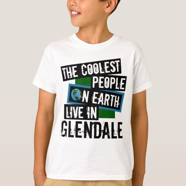 T-shirt Les gens les plus froids de la planète vivent à Gl (Devant)